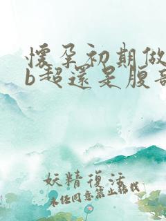 怀孕初期做阴道b超还是腹部b超