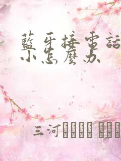 蓝牙接电话声音小怎么办