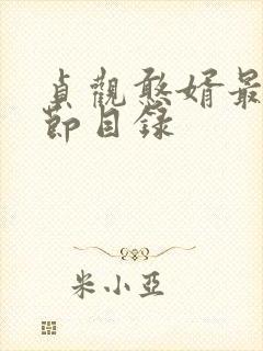 贞观憨婿最新章节目录