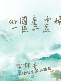 av国产 少妇一区二区