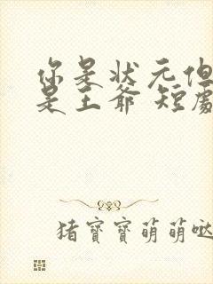 你是状元但你爹是王爷 短剧