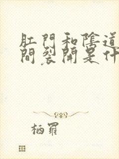 肛门和阴道口之间裂开是什么原因