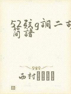 52弦g调二胡简谱