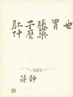 肚子胀胃也胀吃什么药