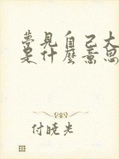 梦见自己大便了是什么意思