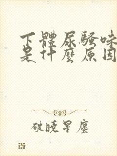 下体尿骚味很重是什么原因