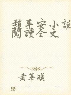 赵平安小说免费阅读全文