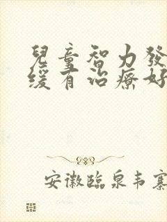 儿童智力发育迟缓有治疗好的吗