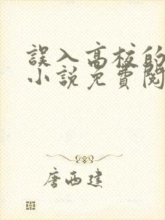 误入高校的女生小说免费阅读全文