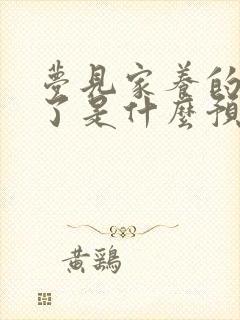 梦见家养的狗死了是什么预兆