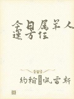今日属羊人的财运方位