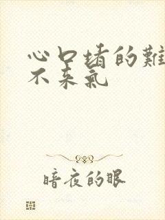 心口堵的难受上不来气