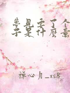 梦见要了个男孩子是什么意思