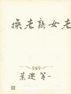 操老熟女老女人