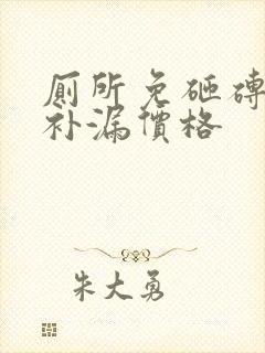 厕所免砸砖防水补漏价格