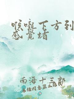 喉咙下方到胸口感觉堵