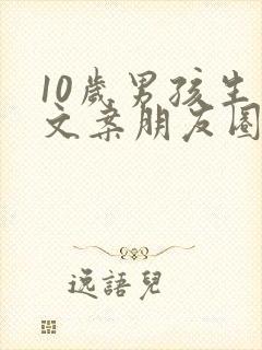 10岁男孩生日文案朋友圈