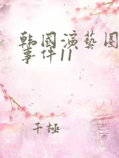 韩国演艺圈悲惨事件11