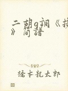 二胡g调《搀扶》简谱