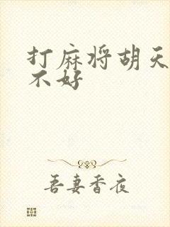 打麻将胡天糊好不好