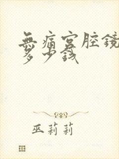 无痛宫腔镜检查多少钱