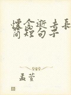 怀念逝去长辈的简短句子