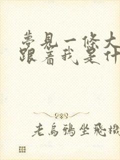 梦见一条大蟒蛇跟着我是什么征兆