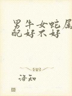 男牛女蛇属相婚配好不好