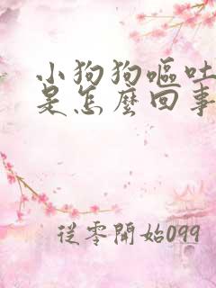 小狗狗呕吐黄水是怎么回事