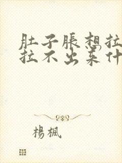 肚子胀想拉屎又拉不出来什么原因