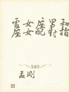 处女座男和摩羯座女配对指数