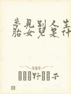 梦见别人生双胞胎女儿是什么意思