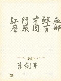 肛门有鲜血是什么原因有哪些