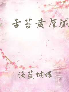 舌苔黄厚腻口臭