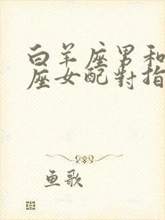 白羊座男和双鱼座女配对指数