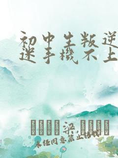 初中生叛逆期沉迷手机不上学怎么办