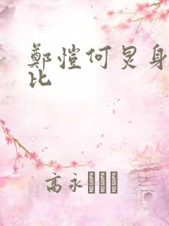 郑恺何炅身高对比