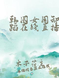 韩国女团卸甲舞蹈在线直播