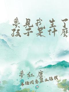 梦见我生了个男孩子是什么意思