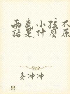 两岁小孩不会说话是什么原因