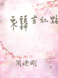 龟头有红点挂哪个科