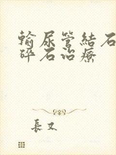 输尿管结石体外碎石治疗