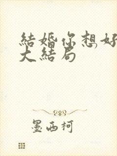 结婚你想好了么大结局