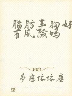 脂肪丰胸好不好有风险吗