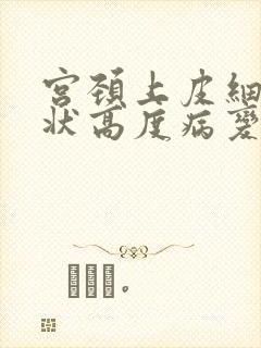 宫颈上皮细胞鳞状高度病变