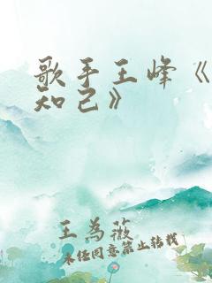 歌手王峰《红颜知己》