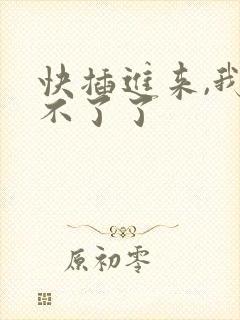 快插进来,我受不了了