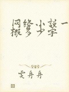 网络小说一章大概多少字