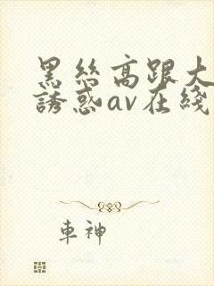 黑丝高跟大长腿诱惑av在线