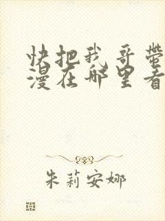 快把我哥带走动漫在哪里看完整版